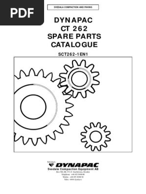 CT 262 Spare Parts Catalogue sct262 1en1 PDF | PDF
