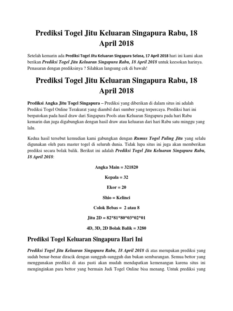 Angka Main Hari Ini Togel 2d Togel 3d Togel 4d Info Akurat