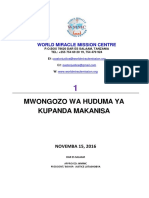 Mwongozo Wa Makanisa Namba 1