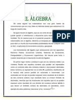 Ensayo de Algebra