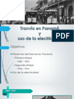 Tranvía en Panamá y Uso de La Electricidad