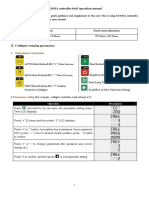 Controller Dimension: GU641A Controller Brief Operation Manual