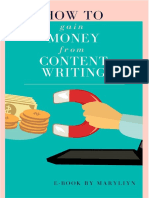 How to Gain Money From Content Writing