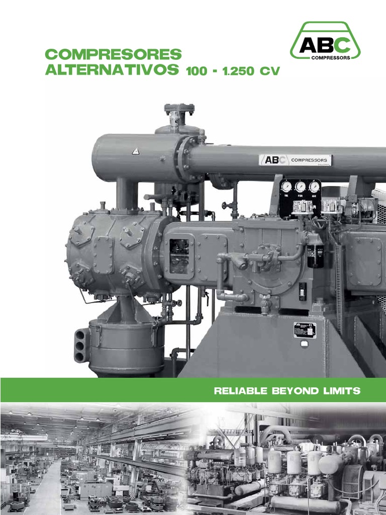 Compresores ABC: Soluciones Eficientes | PDF | Gases | Ingeniería mecánica