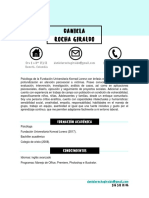 Curriculum Vitae Daniela Rocha 2018