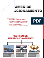 Regimen de Perfeccionamiento