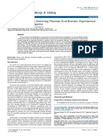 Tannic Acid Selectively Extracting Titanium From Ilmenite Experimental and Theoretical Investigation 2168 9806 1000183