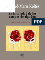 Bernardmariekoltes en La Soledad de Los Camposdealgodon PDF