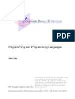 Kay - 2010 - Programming and Programming Languages PDF