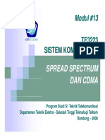 Modul 13 Siskom2 Spread Spectrum&CDMA
