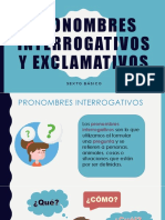 Pronombres Interrogativos y Exclamativos