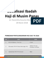 Sosialisasi Ibadah Haji Di Musim Panas