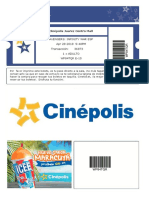 Boleto Cinepolis 1