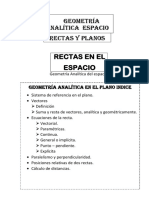 Rectas, Planos y Vectores