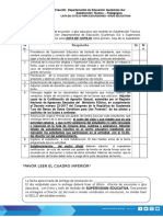 Lista de Cotejo de Excursiones o Giras Educativas