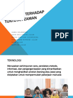 Teknologi Terhadap Tuntutan Zaman