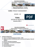 Project Management (Dirección de Proyectos)