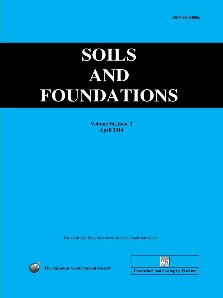 Soils and Foundations Journal April 2014 | PDF | Social Science