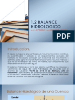 1.2 Balance Hidrologico