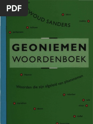 1996 Sanders Ewoud Geoniemenwdb 2ed