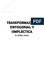 Transformacion Ortogonal y Simplectica Trabajo