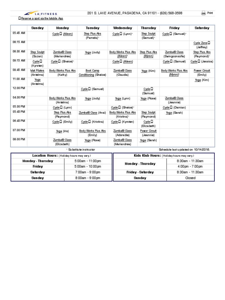 25+ La Fitness Flagler Class Schedule