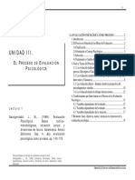 Proceso de Evaluacion Psicologica