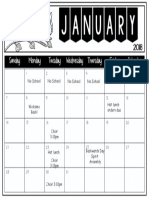 January Calendar