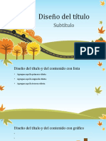 Diseño Del Título Otoño