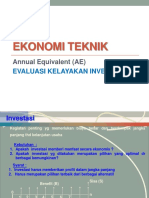 Ekotek 5. Alternatif Ekonomi Investasi AE
