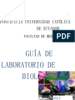 Guía de laboratorio de biología PUC-Ecuador 2013