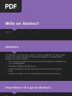 Write An Abstract: English For Physics 2 Rida@uny - Ac.id