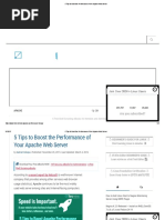 5 Tips to Boost the Performance of Your Apache Web Server