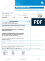 Medical Declaration Form