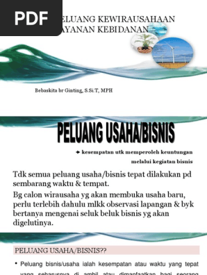 Peluang Peluang Kewirausahaan Pdf