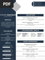 One Page CV Template # 02