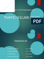 Traffic Volume Study: Welcome To The Presentation On