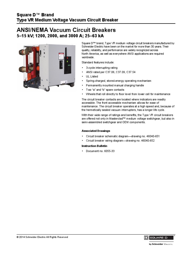 Type Vr Medium Voltage Vacuum Circuit Breaker Voltage Equipment
