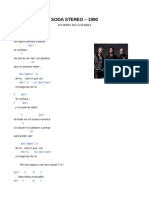 Soda Stereo - 1990 (Guitarra)