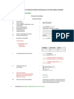 Feasibility Study Outline