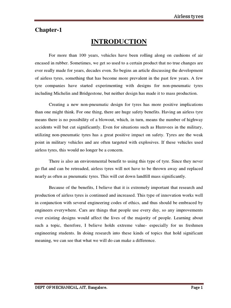 Airless Tyres Seminar Reports PDF Tire Vehicles