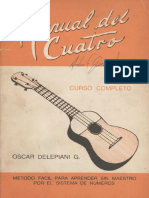 Manual Del Cuatro - Oscar Delepiani G