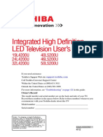 Toshiba 24L4200U LED HDTV Manual