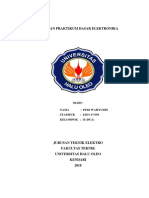 Laporan Praktikum Dasar Elektronika