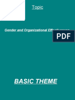 Gender and Organization Development
