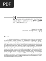 CUNHA, Cristina Vital - Religião e Criminalidade
