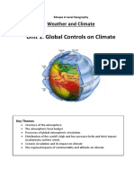 Unit 1 Global Controls on Weather and Climate
