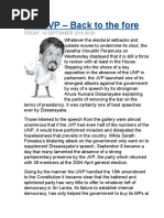 JVP Forces Strong Debate as Opposition in Parliament/TITLE