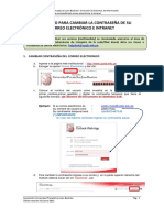 Instructivo para Cambiar Contraseña Del Correo Electrónico e Intranet