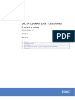 Dd Boost Technical Review Sap Hana Sep 2014